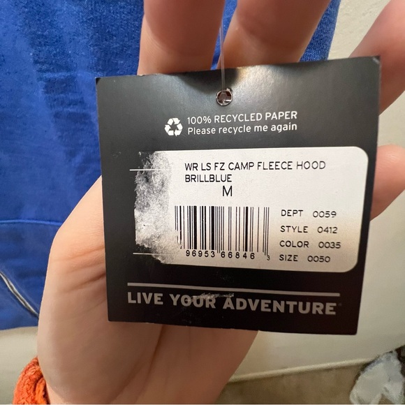 $3/40 NWT Eddie Bauer zip-up hoodie - Picture 2 of 4